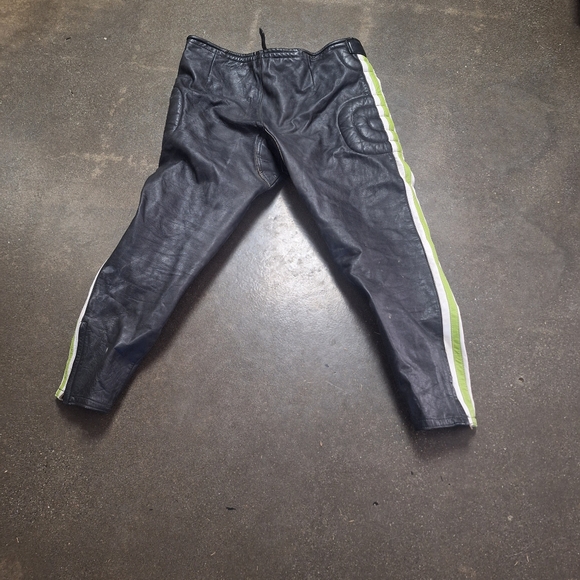 Kawasaki vintage leather motocross pants - Picture 8 of 12